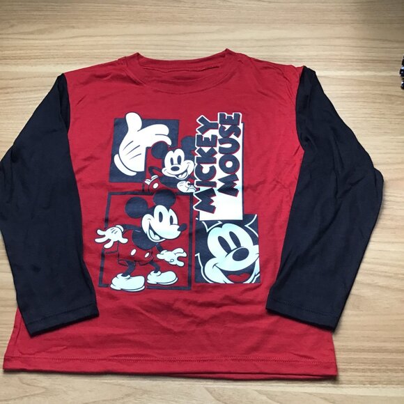 MICKEY MOUSE Little Boys, Toddler Long Sleeve Top - Picture 2 of 5